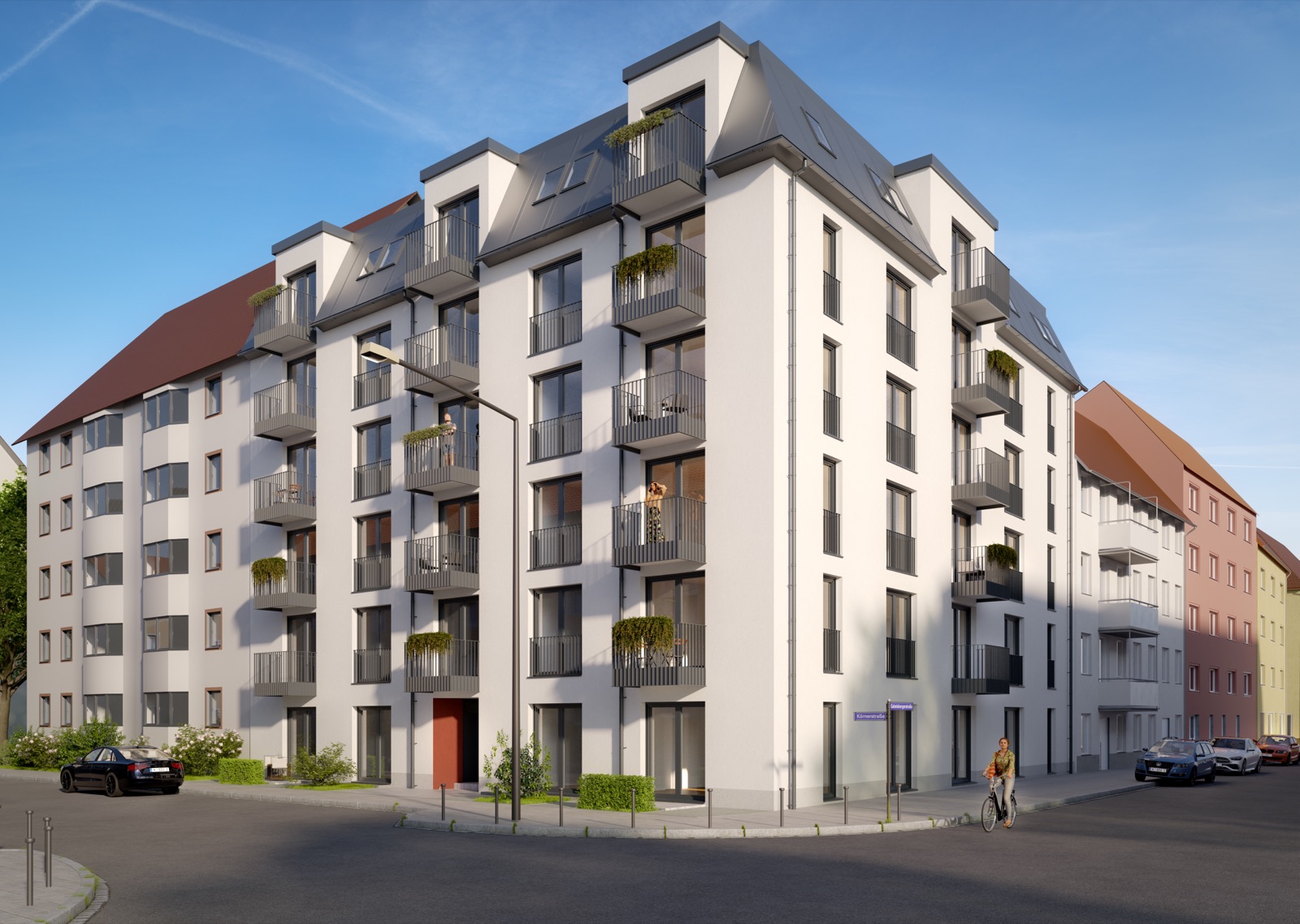 Wohnungsneubau Gabelsbergerstraße 32 Nürnberg